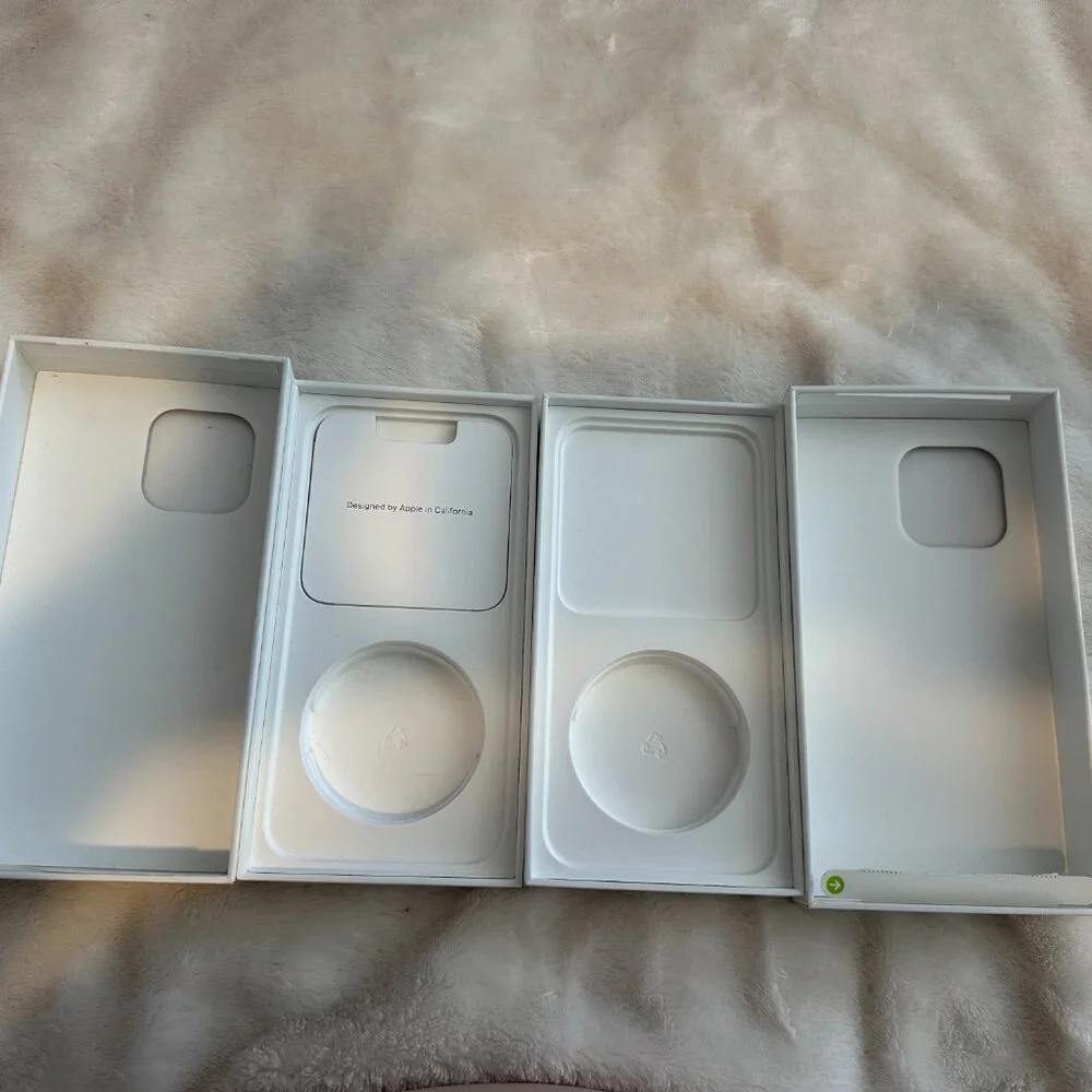 Lot of 2 Original Apple iPhone 14 Pro Max Empty Boxes Retail Packaging